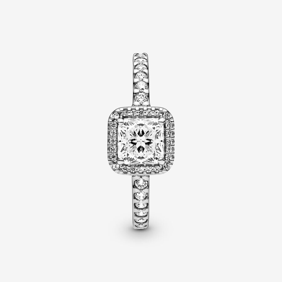 Square Sparkling Ring