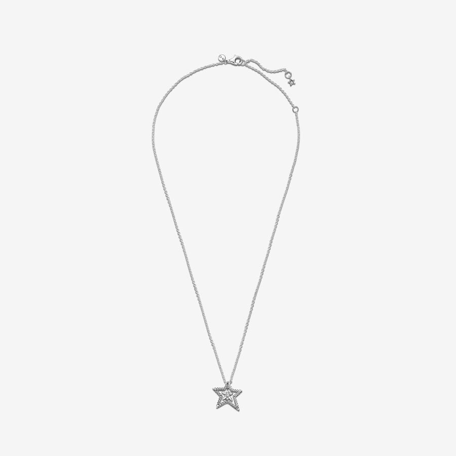 Pavé Star Necklace