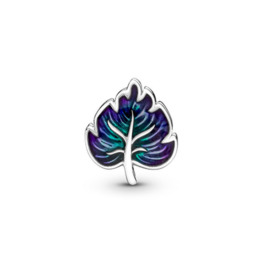 Purple Leaf Charm