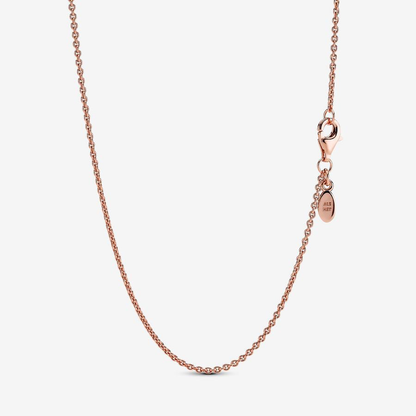 Rose Gold Cable Chain Necklace