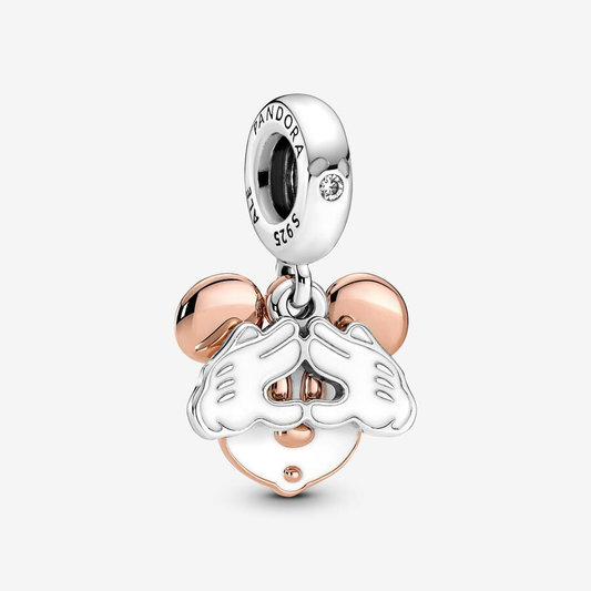 Rose Gold Mickey Mouse Charm