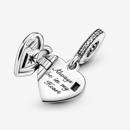 Openable Heart Locket Charm