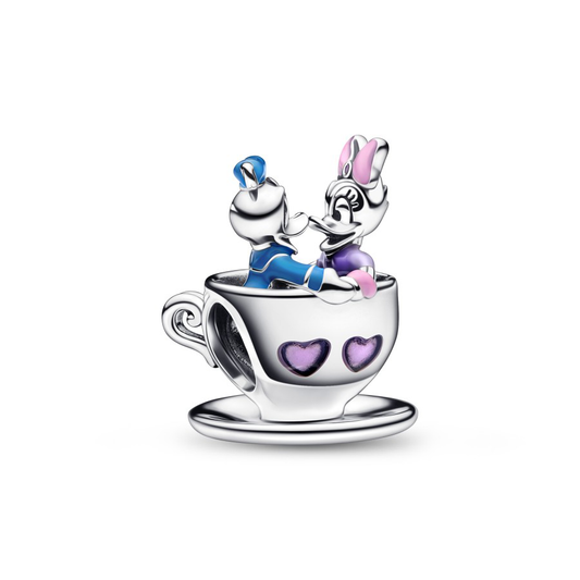 Donald & Daisy Teacup Charm