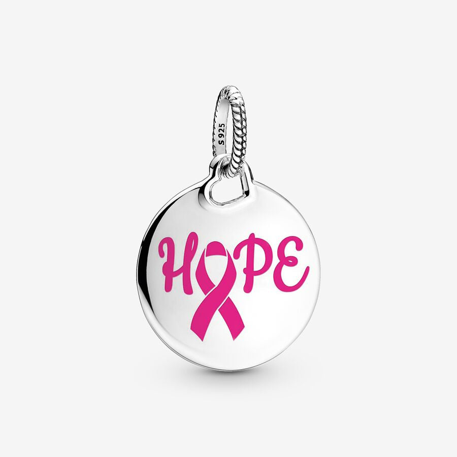 Hope Pink Ribbon Charm