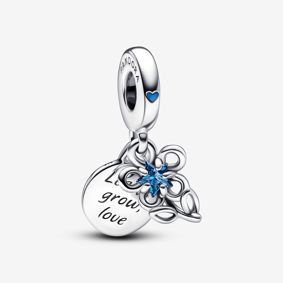 Blue Flower Charm