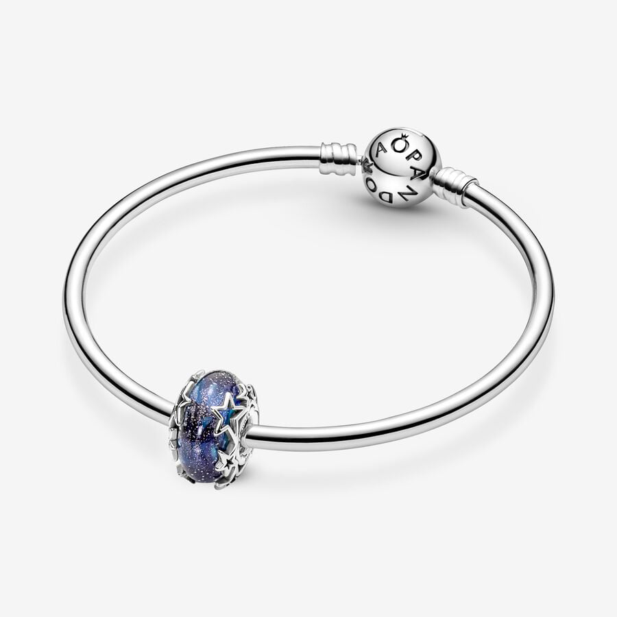 Galaxy Stars Murano Charm