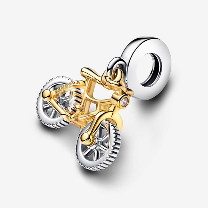 Spinning Wheels Bicycle Charm