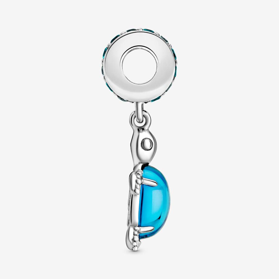 Blue Sea Turtle Charm