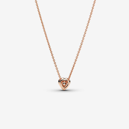 Rose Gold Heart Necklace