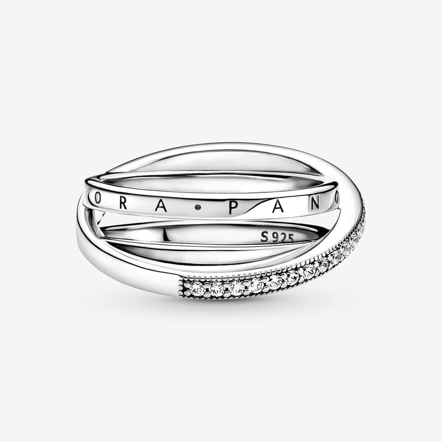 Pavé Triple Band Ring