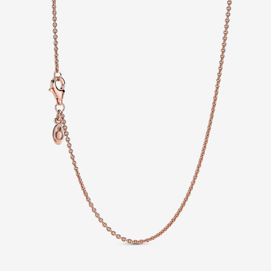 Rose Gold Cable Chain Necklace