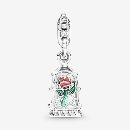 Beauty and the Beast Enchanted Rose Charm