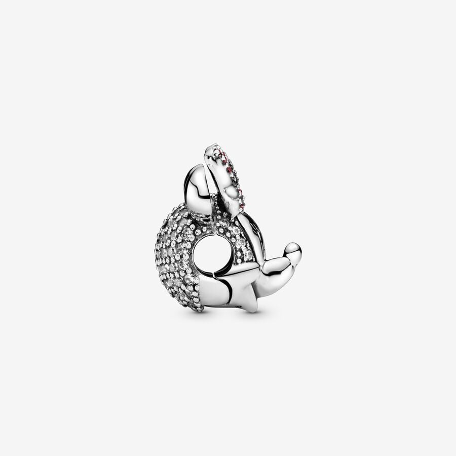 Minnie Mouse Pink Pavé Clip Charm