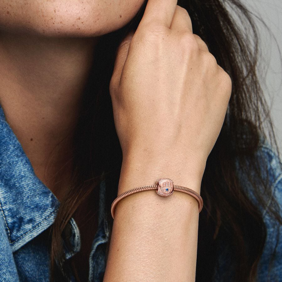 Hamsa Rose Gold Three-sided Charm