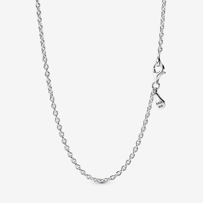 Silver Cable Chain Necklace