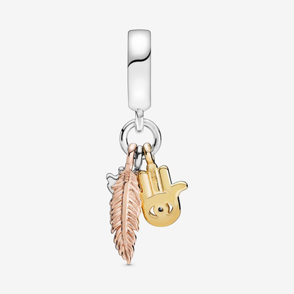 Hamsa Rose Gold Charm