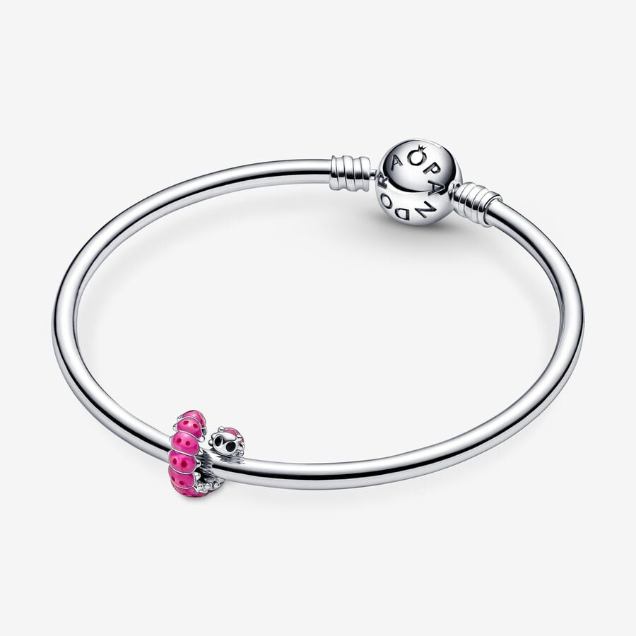 Pink Caterpillar Charm