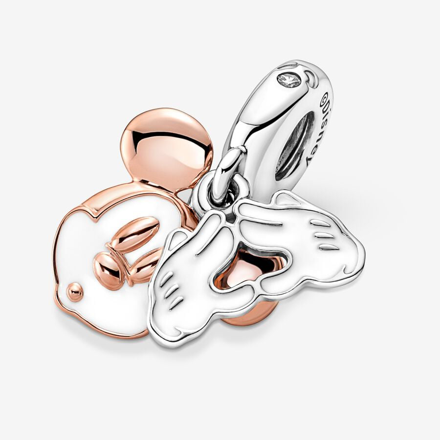 Rose Gold Mickey Mouse Charm