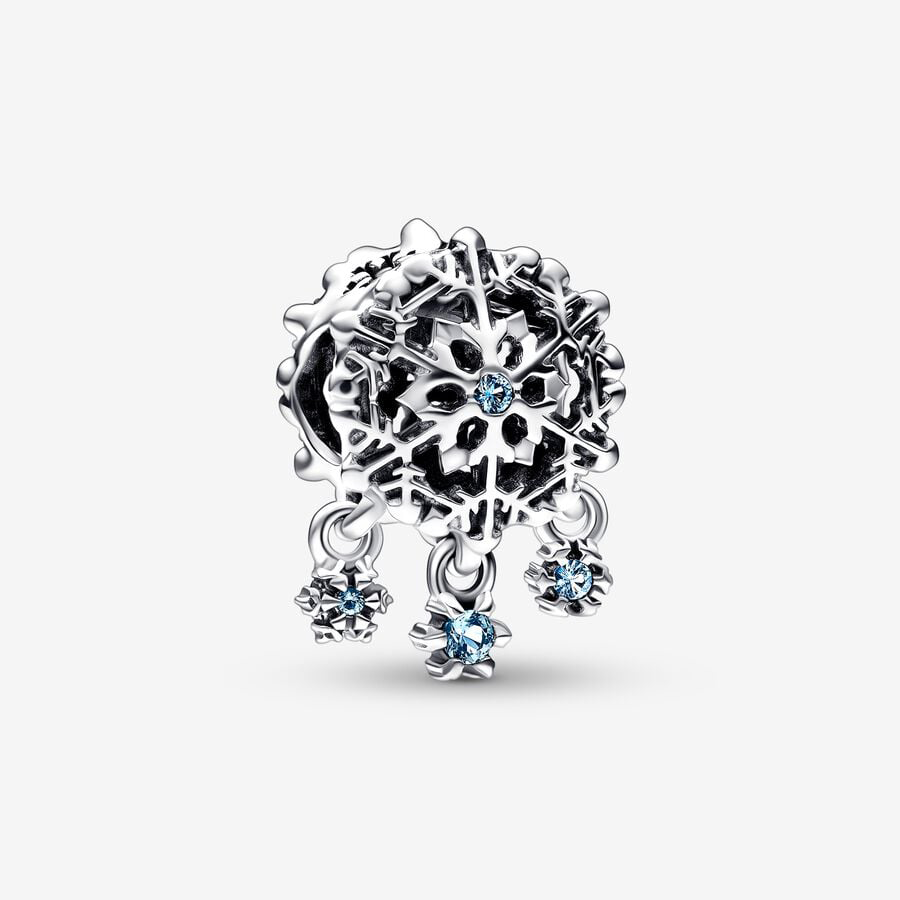 Blue Snowflake Charm