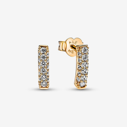 Gold Bar Earrings