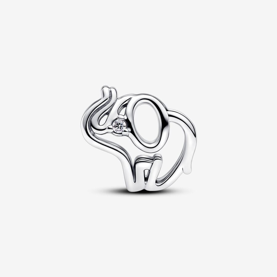 Openwork Elephant Charm