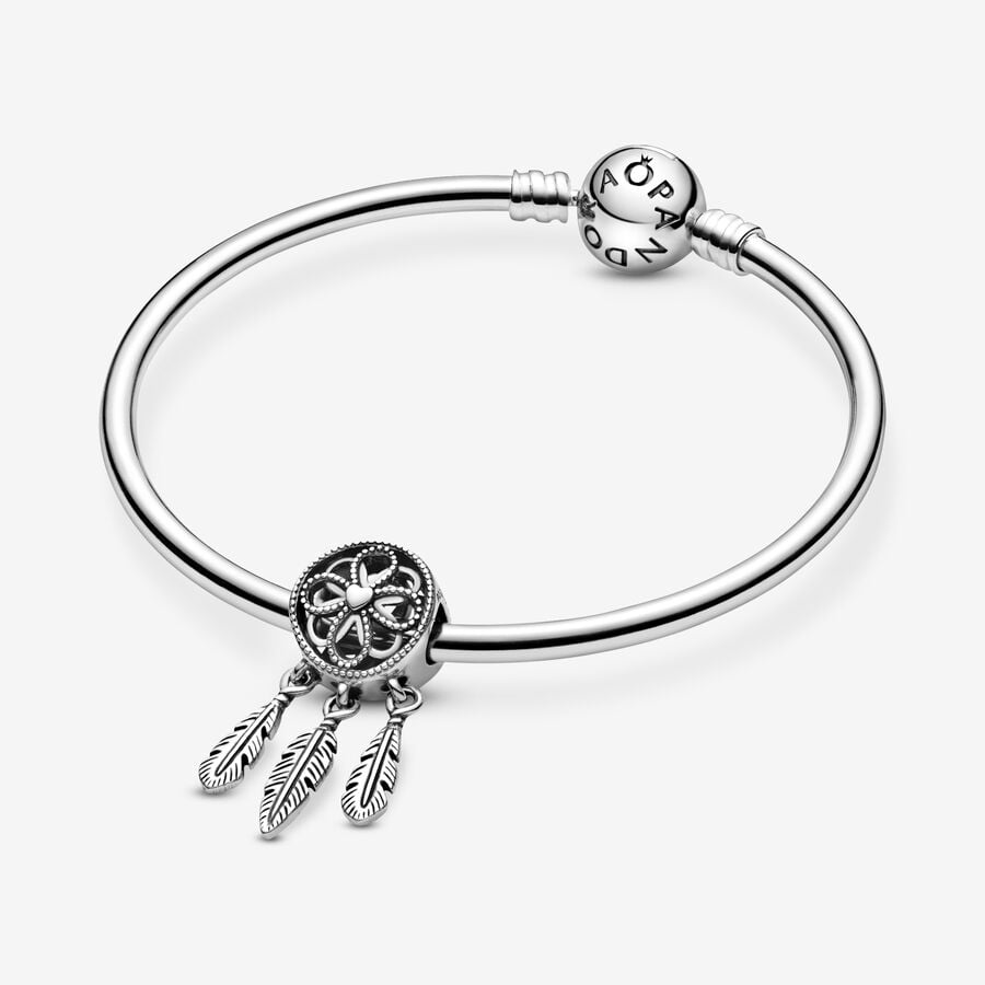 Dreamcatcher Silver Charm