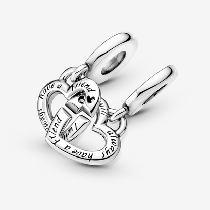 Sisters Splittable Hearts Charm