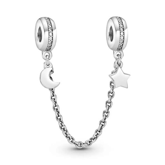 Moon & Star Safety Chain