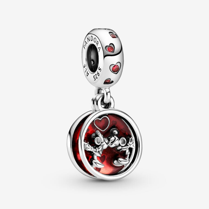 Mickey Mouse & Minnie Mouse Love and Kisses Charm