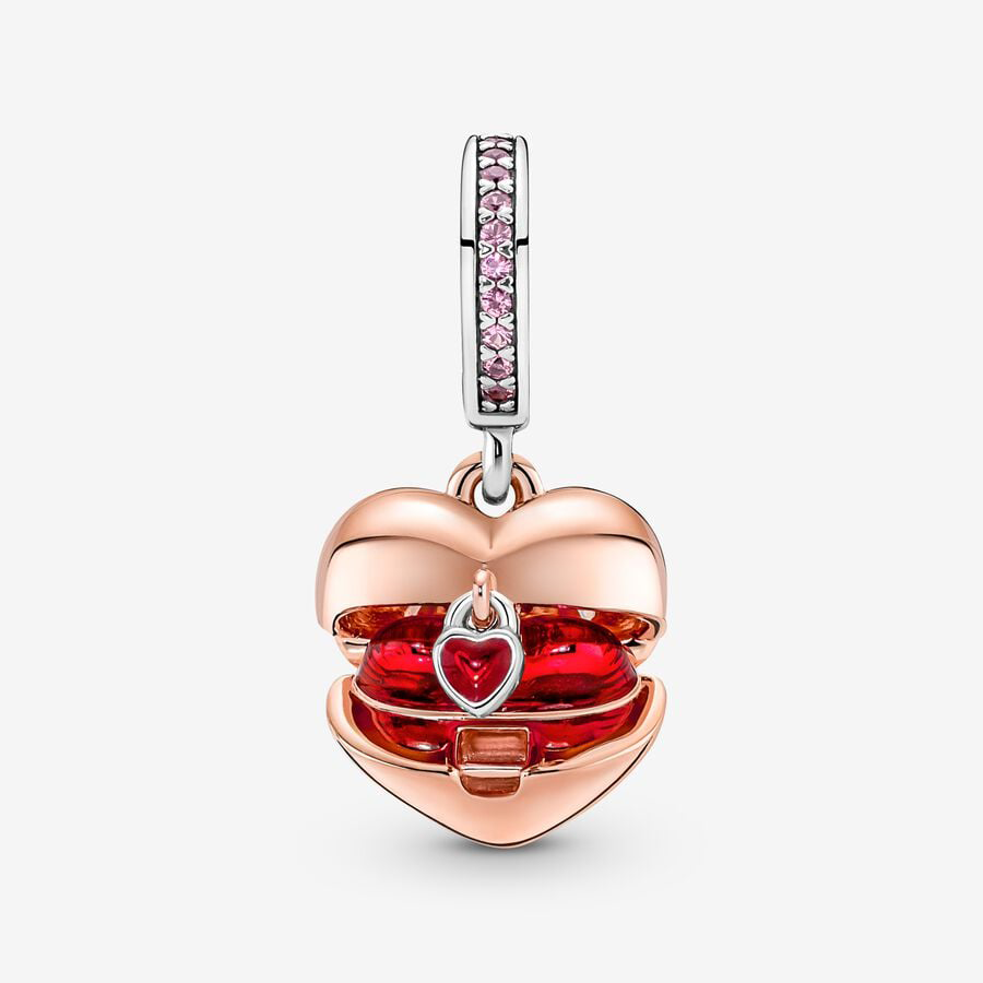 Openable Heart Lock Charm