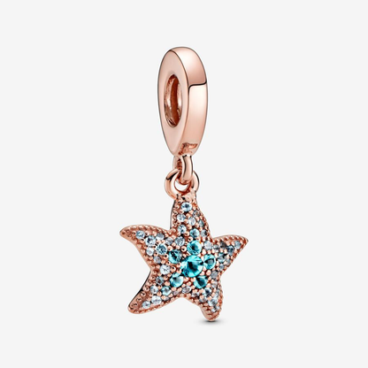 Sparkling Starfish Charm