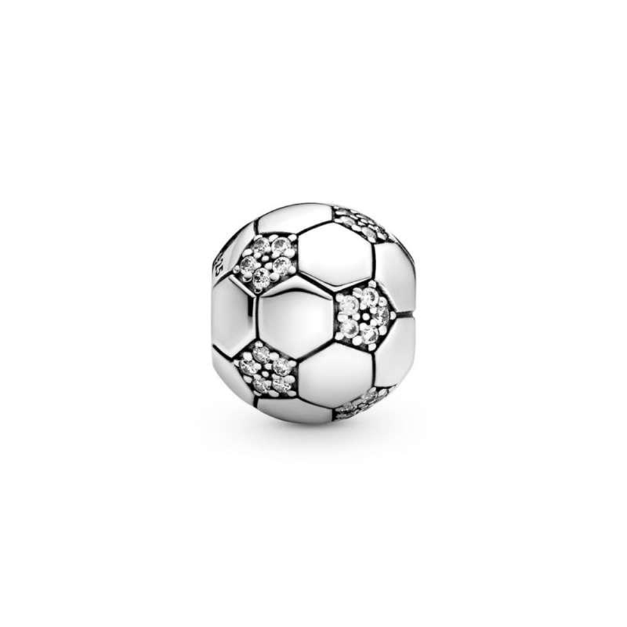 Sparkling Football Charm