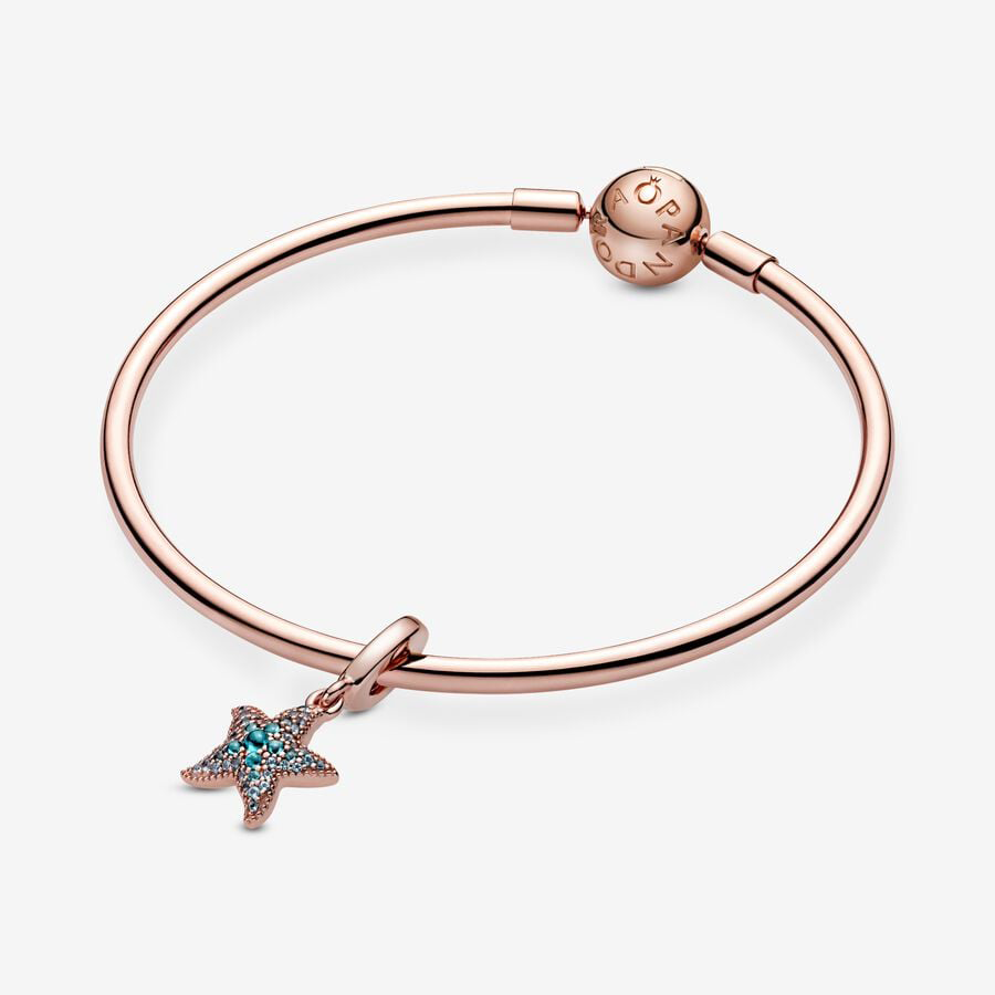 Sparkling Starfish Charm