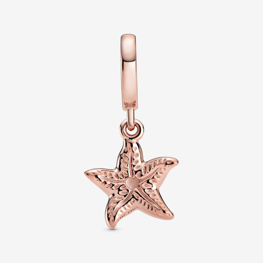 Sparkling Starfish Charm