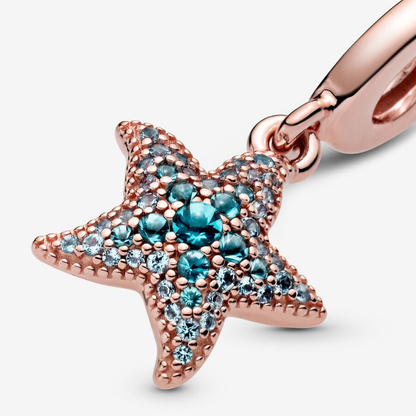 Sparkling Starfish Charm