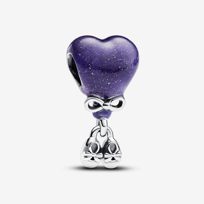 Baby girl balloon charm