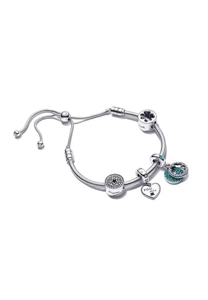 Moments Snake Chain Slider Bracelet