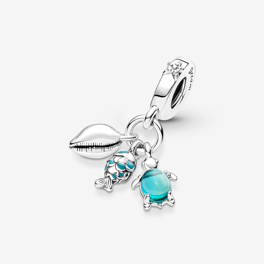 Fish & Sea Turtle Charm