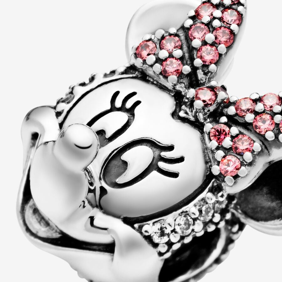 Minnie Mouse Pink Pavé Clip Charm