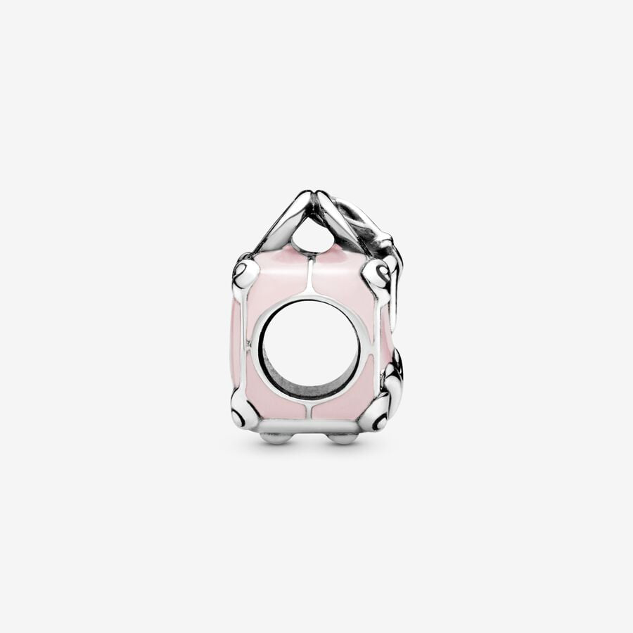 Travel Pink Luggage Charm