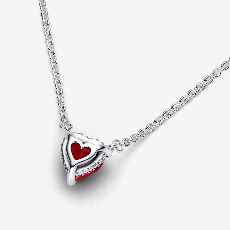 Red Heart Pendant Necklace