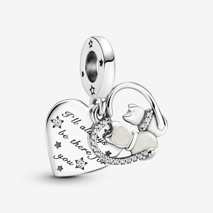 Cats & Hearts Charm