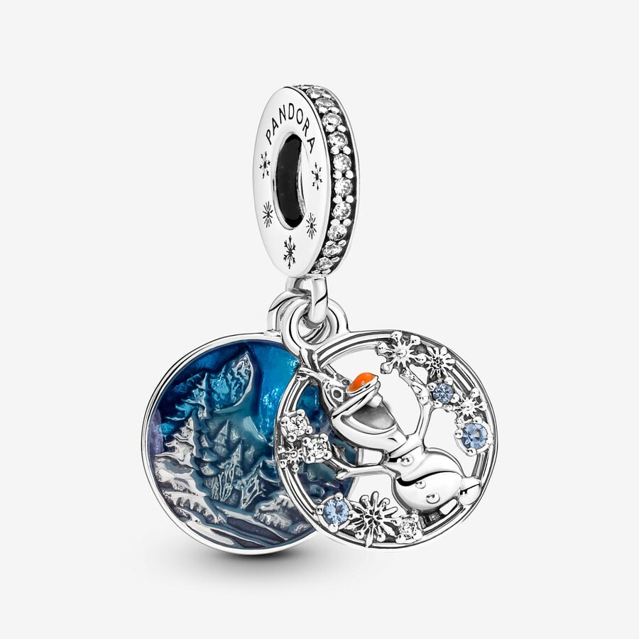 Olaf Blue Double Dangle Charm