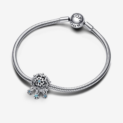 Blue Snowflake Charm