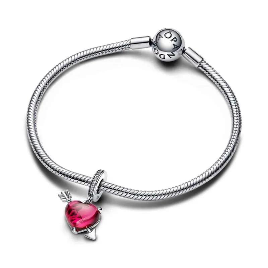 Red Heart & Arrow Charm