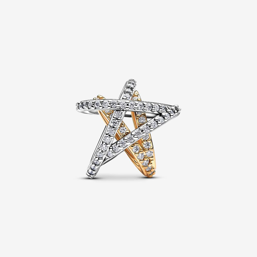 Sparkling Crossover Star Charm