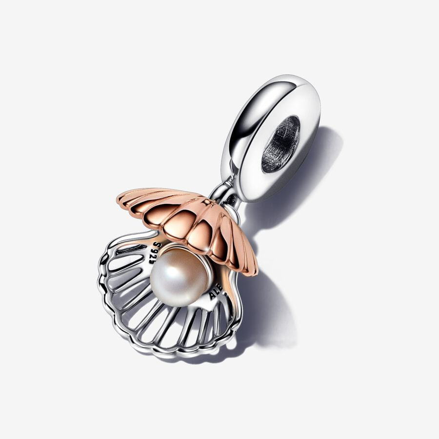 Seashell & Pearl Charm