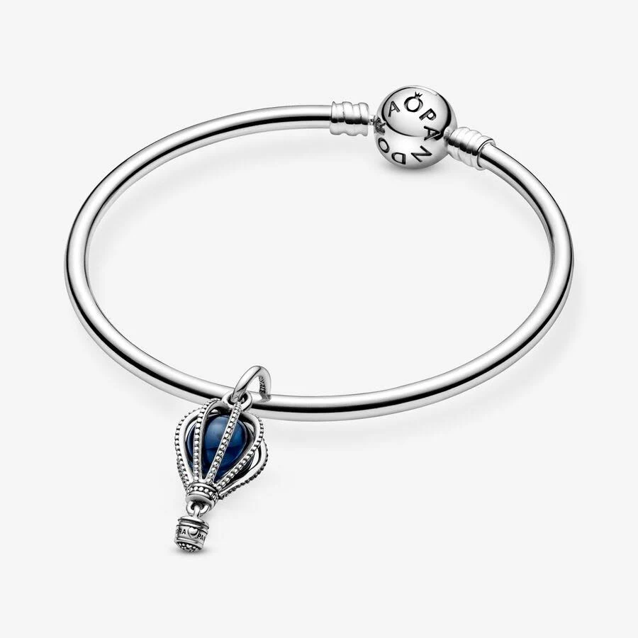 Blue Air Balloon Charm