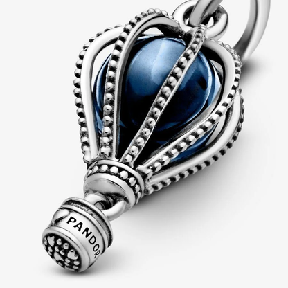 Blue Air Balloon Charm