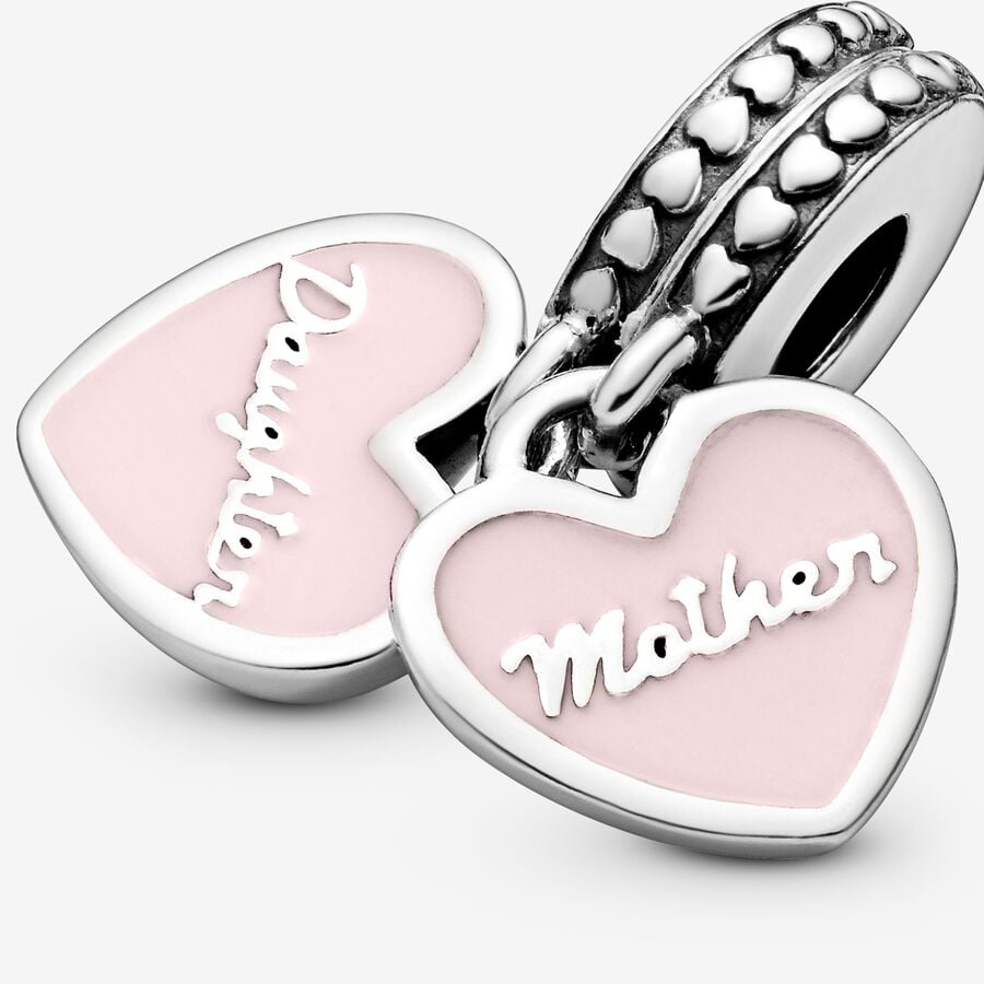 Mother & Daughter "you are always in my heart" Charm